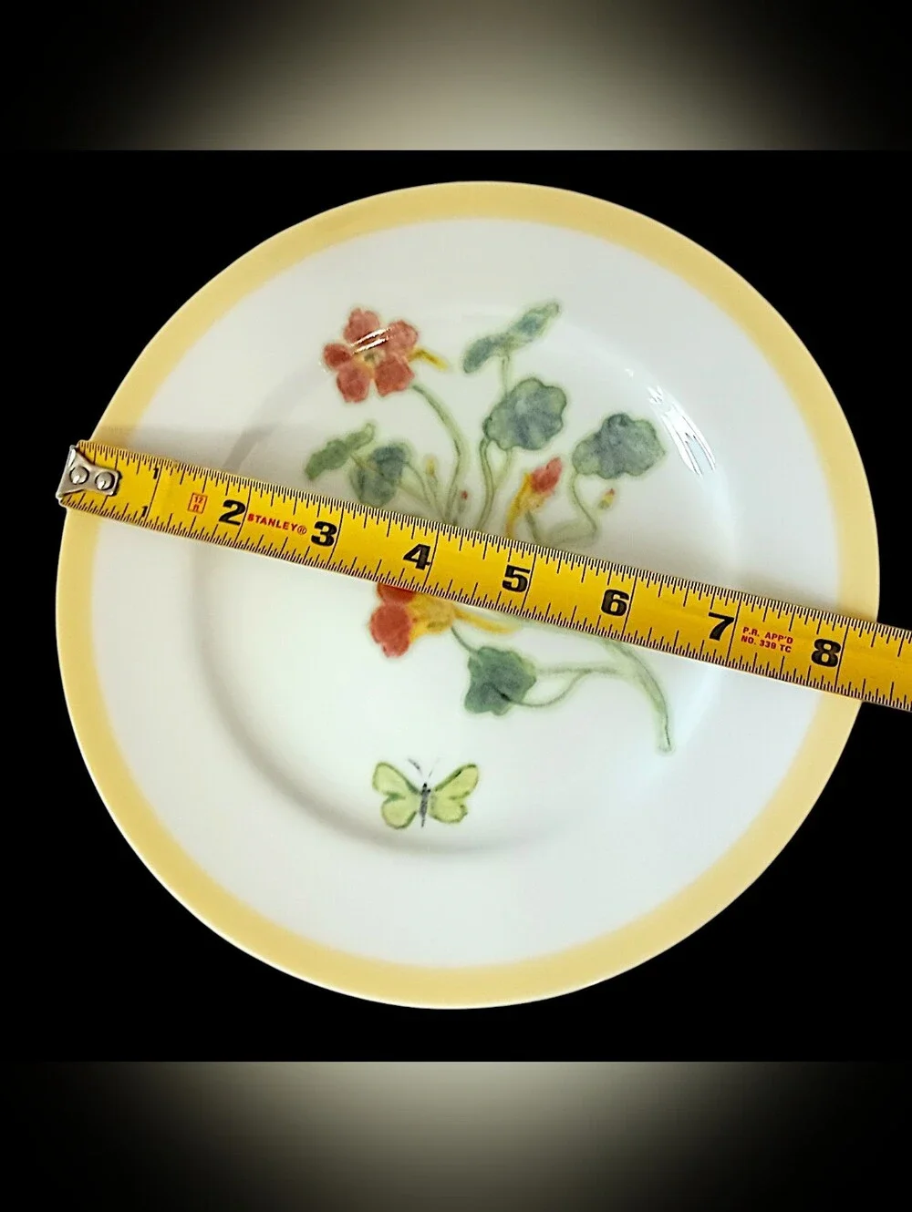 2 Williams Sonoma Flowering Herbs Salad Plates Purple Herb Flowers Nasturtium